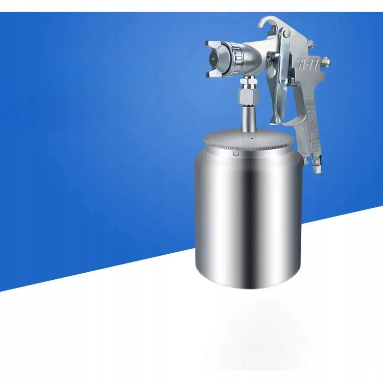 Pistola a Spruzzo Alta Pressione con Serbatoio 1L e Ugello 2mm – Design Ergonomico, Acciaio Inox, Regolazione 360°