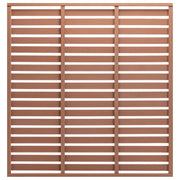 Pannello di Recinzione in WPC 180x180 cm Marrone cod mxl 18144