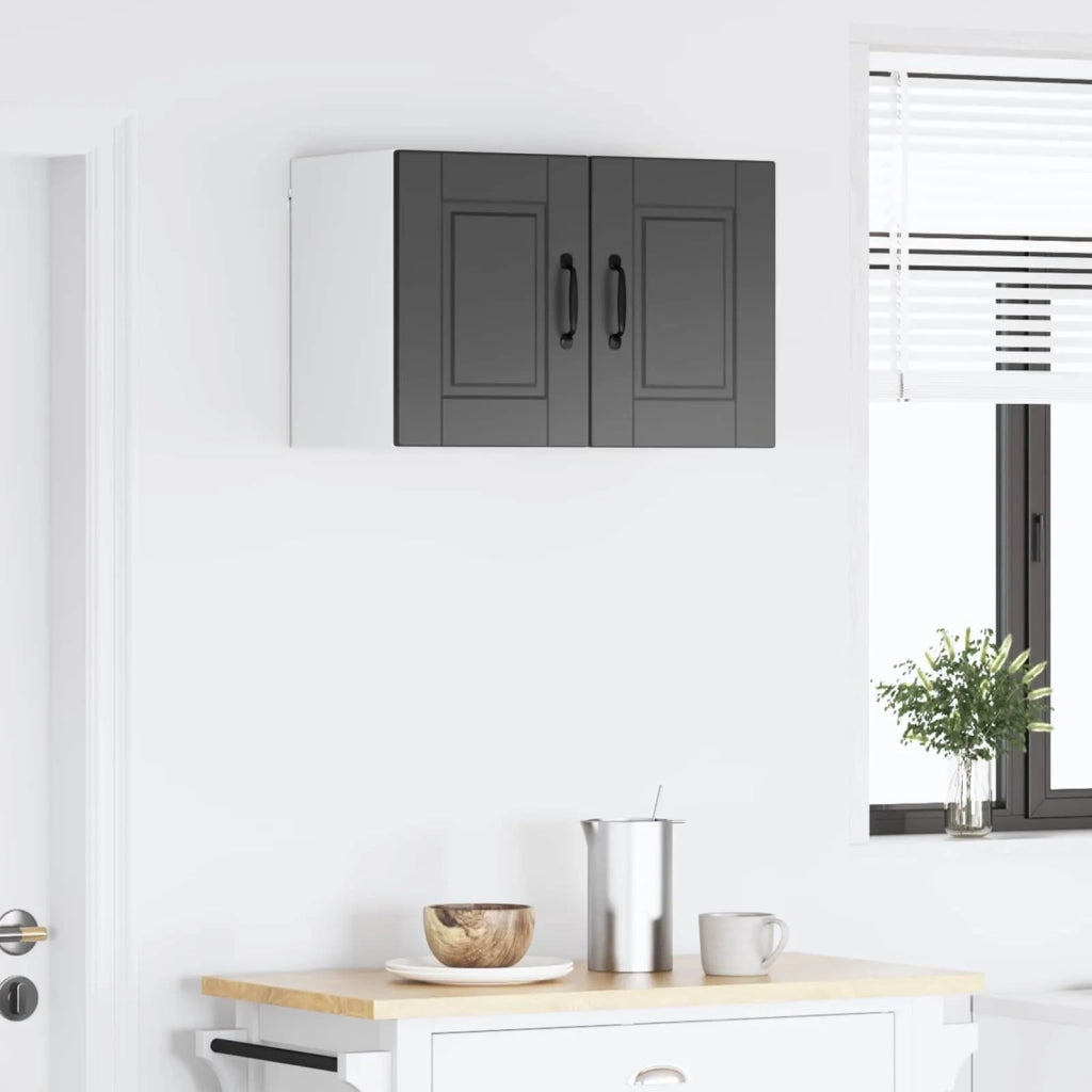 Armadietto a muro PORTO 2 pcs Nero 30 x 31 x 40 cm