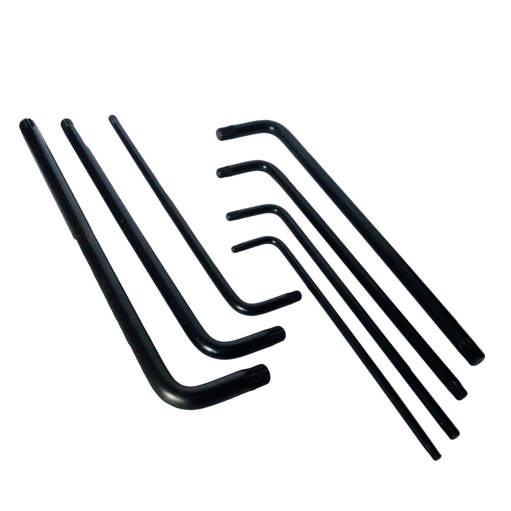 Trade Shop - Set Chiavi Xzn Millerighe A L Chiave Spline Extra Lunghe M5 M6 M7 M8 M9 M10 M12 -