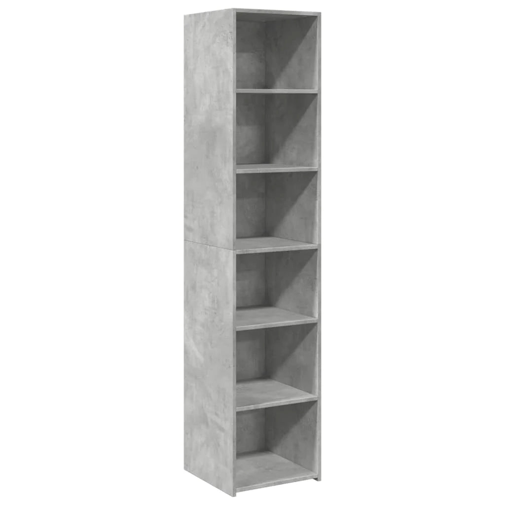 Buffet credenza cassettiera armadio mobile contenitore organizer cucina soggiorno salotto alto 40 x 41 x 185 cm legno ingegnerizzato grigio 02_0034437