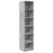 Buffet credenza cassettiera armadio mobile contenitore organizer cucina soggiorno salotto alto 40 x 41 x 185 cm legno ingegnerizzato grigio 02_0034437