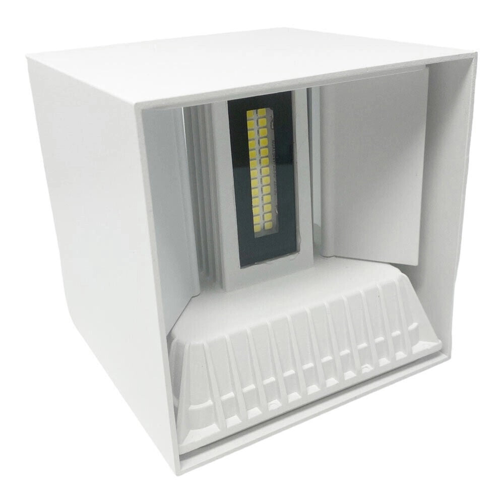 Trade Shop - Applique Da Parete 52 Led 22 W Per Esterno Doppia Emissione Luminosa Ip65 Es66-b -