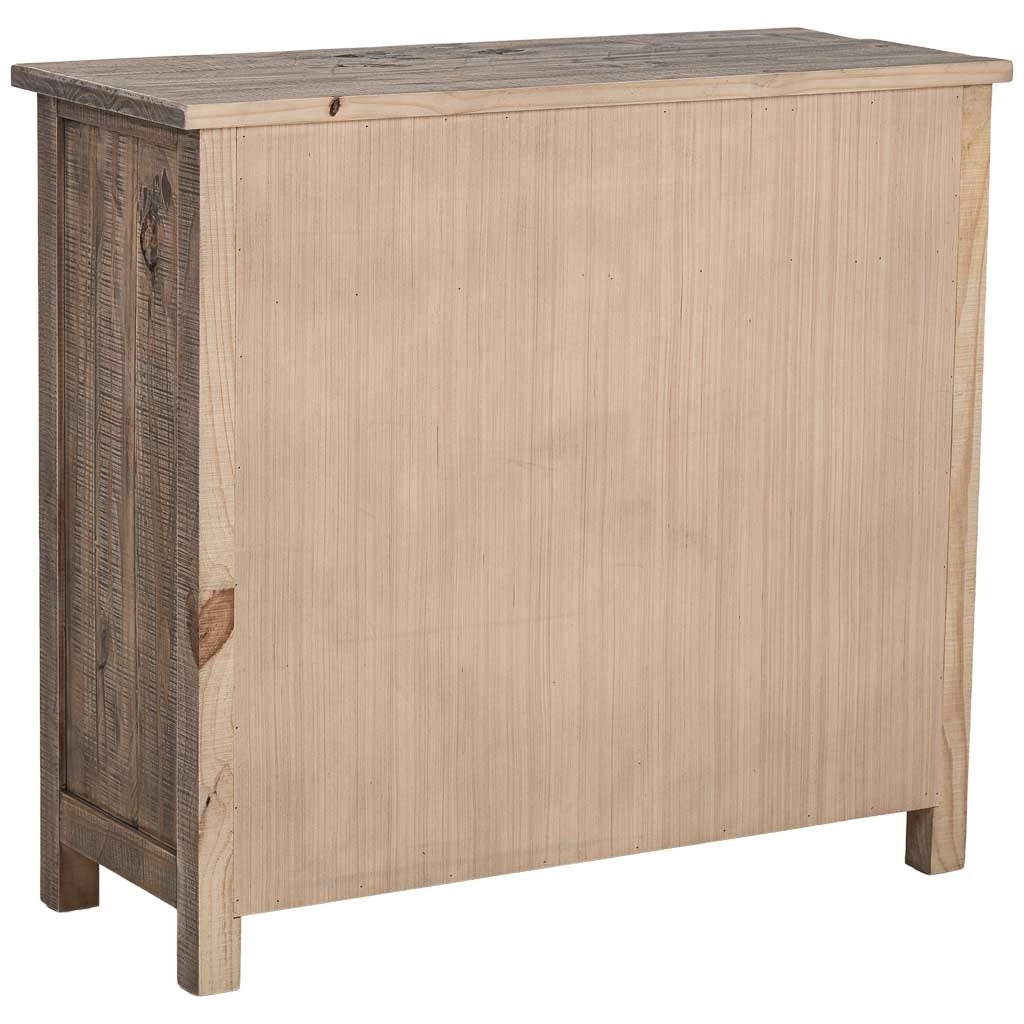 Cassettone in legno marrone 90x40x100h cm