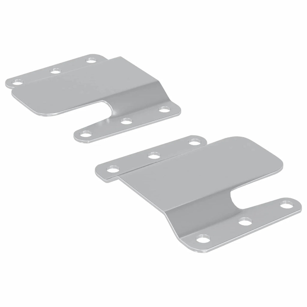 Staffa di Montaggio Flush 2 pcs Argento 75 x 66 x 1,4 mm 864837
