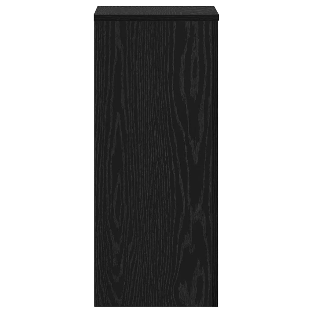 Supporto per piante 2 pcs Rovere Nero 30 x 30 x 70 cm 869232