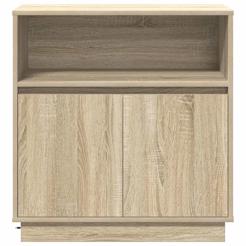 Credenza | Madia LED Rovere Sonoma 71 x 34,5 x 75 cm Legno multistrato