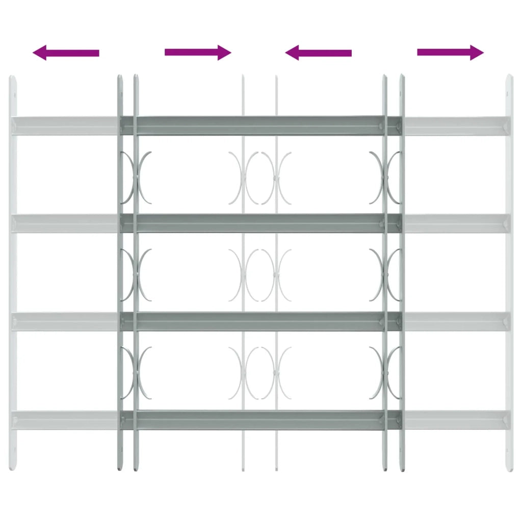 Griglia di sicurezza per finestre con 4 barre trasversali 3 pz CFW6246614