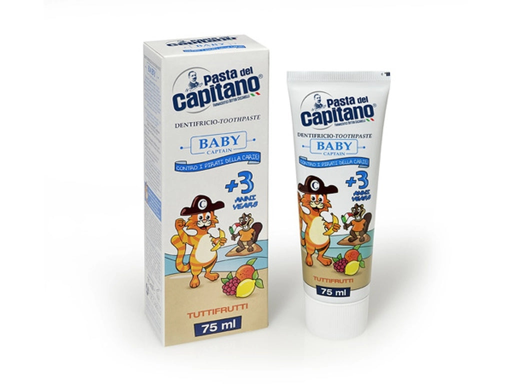 PASTA DEL CAPITANO DENTIFRICIO BABY TUTTI FRUTTI +3 ANNI 75 ML