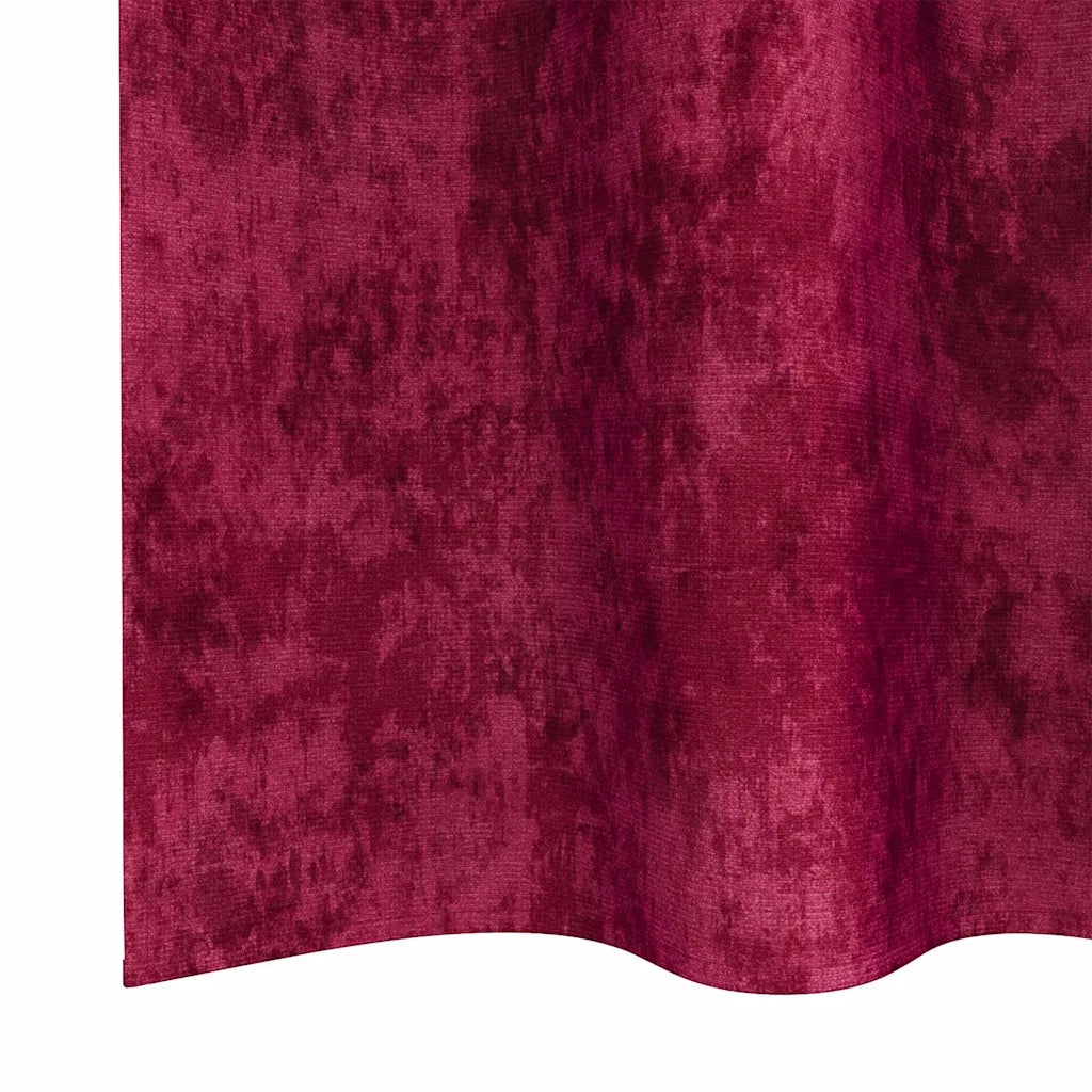 Tende in Velluto 2 pz Rosso vino 225 x 140 cm Velluto 4107645
