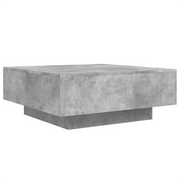 Tavolino salotto | Tavolino da caff¨¨ | Tavolino da Soggiorno Grigio Cemento 80x80x31 cm Legno Multistrato