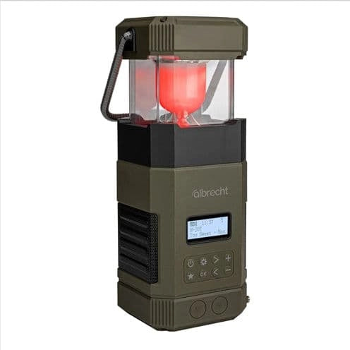 Albrecht DR 114 DAB+ radio per esterni con lampada da camping