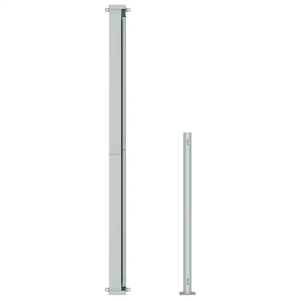 Tenda Laterale Retrattile per Patio 180x314 cm Nera 313399