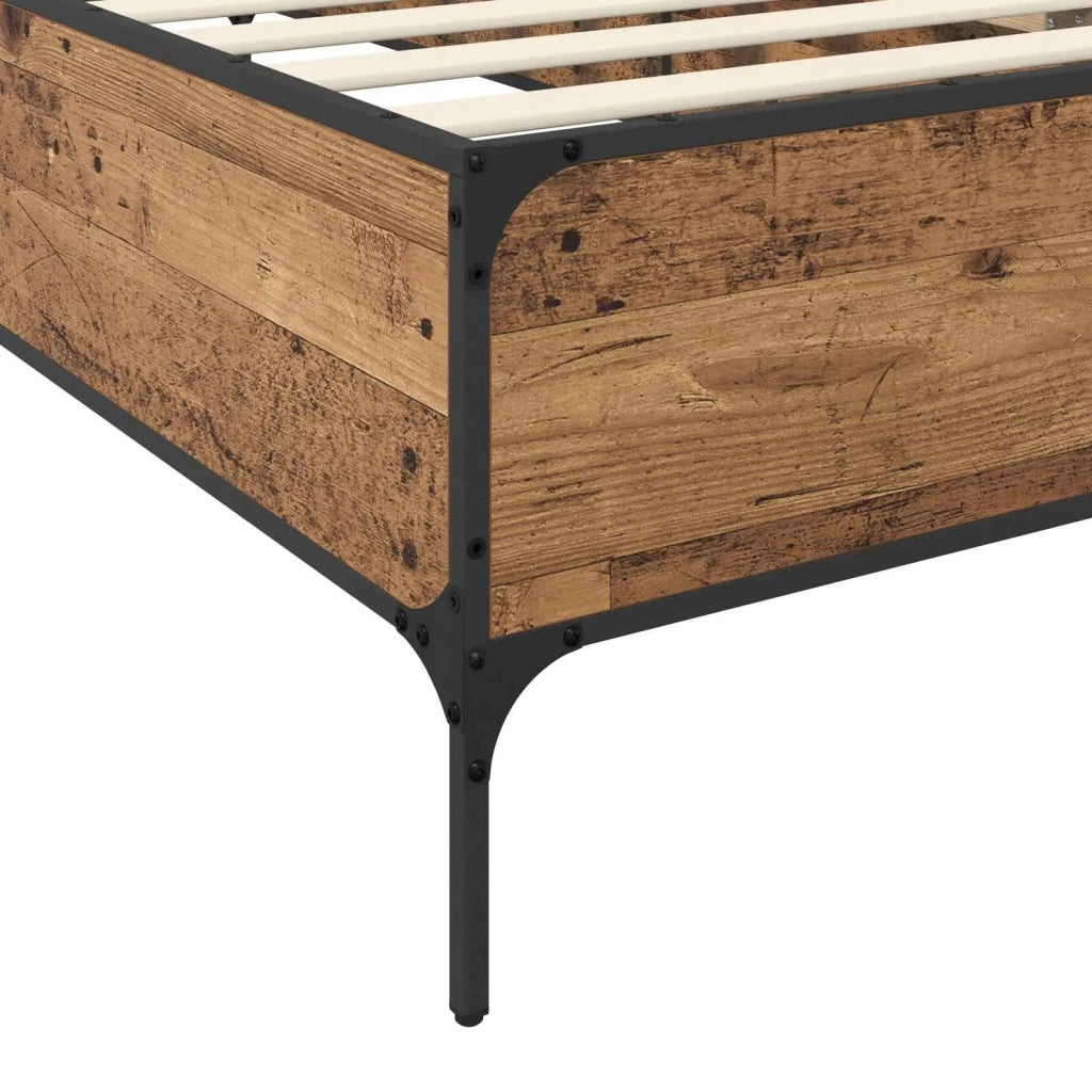 Struttura del letto Legno antico 80 x 200 cm 8009121