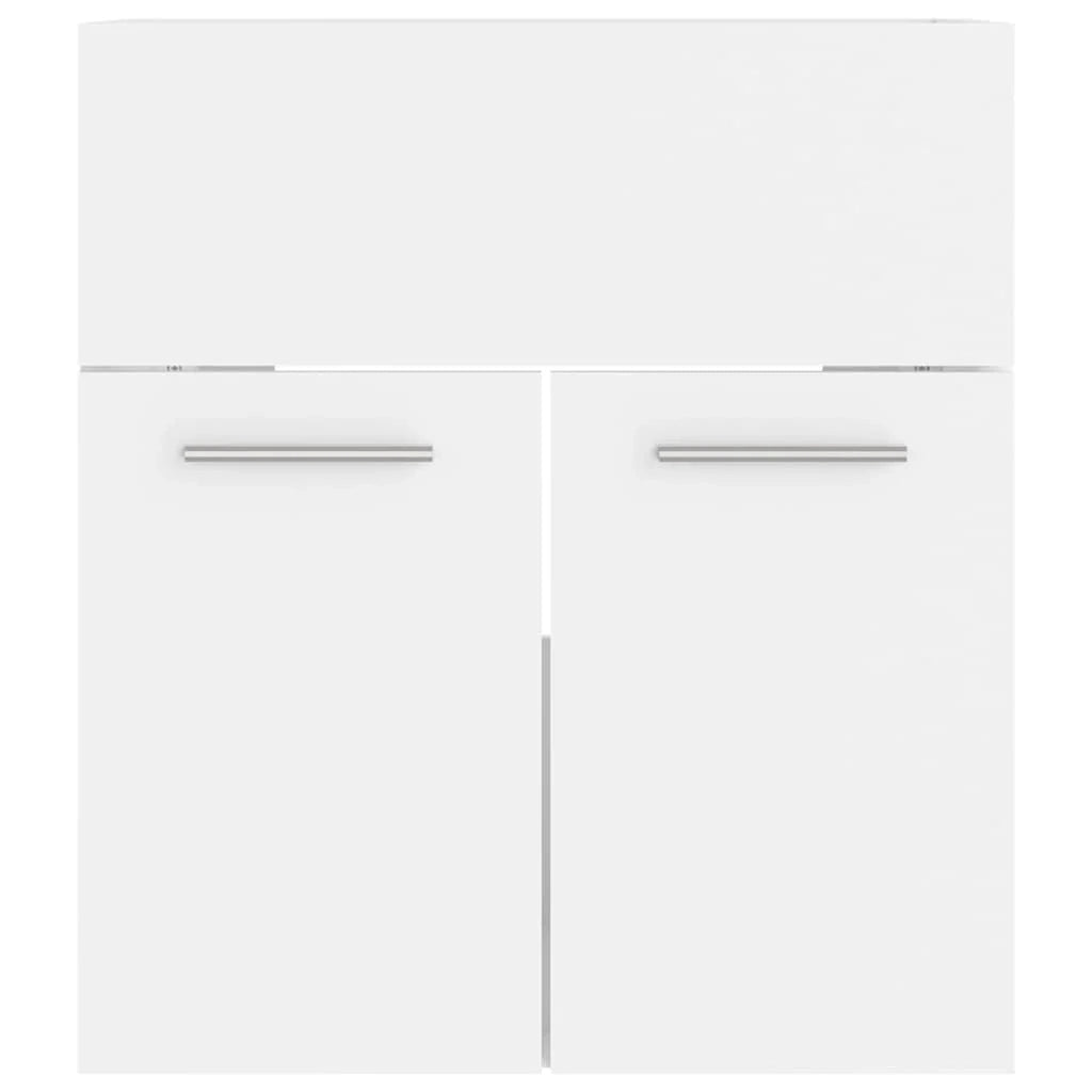 Mobile lavabo con lavabo integrato 41 x 38,5 x 46 cm truciolare bianco 02_0006430