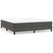 Letto matrimoniale | Letto per adulti | Struttura Letto a Rete a Molle Grigio Scuro 180x200 cm Velluto