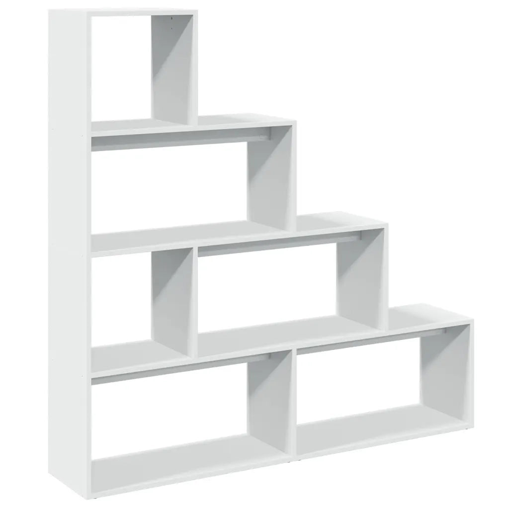 Libreria Divisorio 4 Ripiani Bianca 143,5x29x143,5cm Truciolato 857994