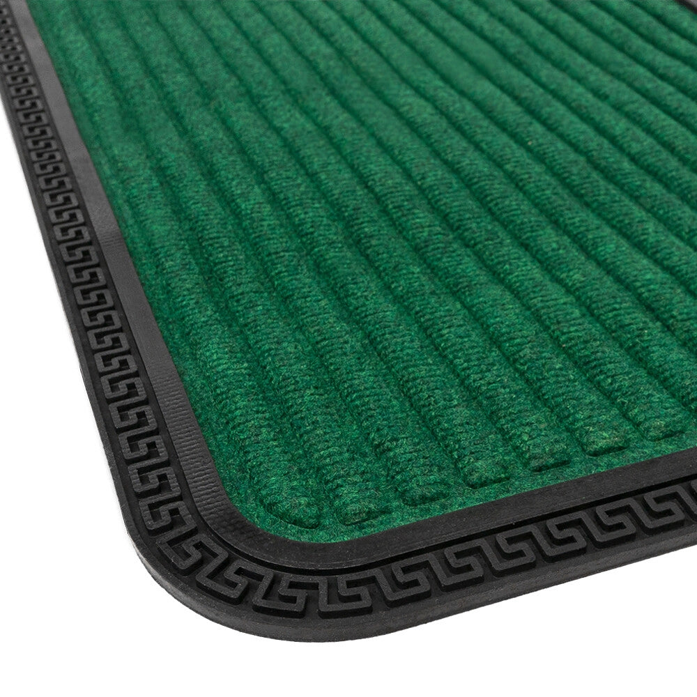 Zerbino Ingresso Antiscivolo Robusto Assorbente Tappeto Gommato Asciugapassi Verde 40x60 cm