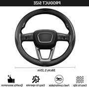 Supporto del volante in microfibra, 38 cm, antiscivolo, respirante e senza odori per un massimo comfort di guida