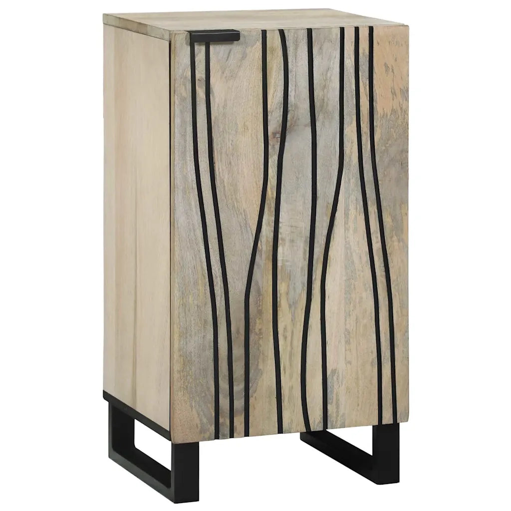 Credenza | Sideboard Bianco 40 x 33 x 75 cm legno massello di mango