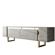 Porta TV in legno "Yildiz" - 180 x 30 x 50 cm - TravertinOr