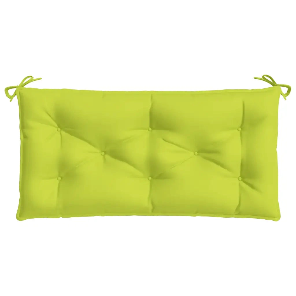 Cuscino per Panca Verde Brillante 100x50x7 cm in Tessuto Oxford 361575
