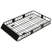 Portapacchi Auto Universale per Tetto in Metallo, 162x99x16cm, Nero