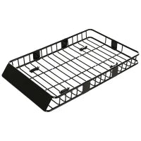 Portapacchi Auto Universale per Tetto in Metallo, 162x99x16cm, Nero