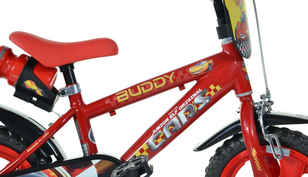 SCH CARS 12", bicicletta per bambini, bici bambino, adatta a bambini tra i 3 e i 5 anni, per altezza tra 85 e 105 cm, co