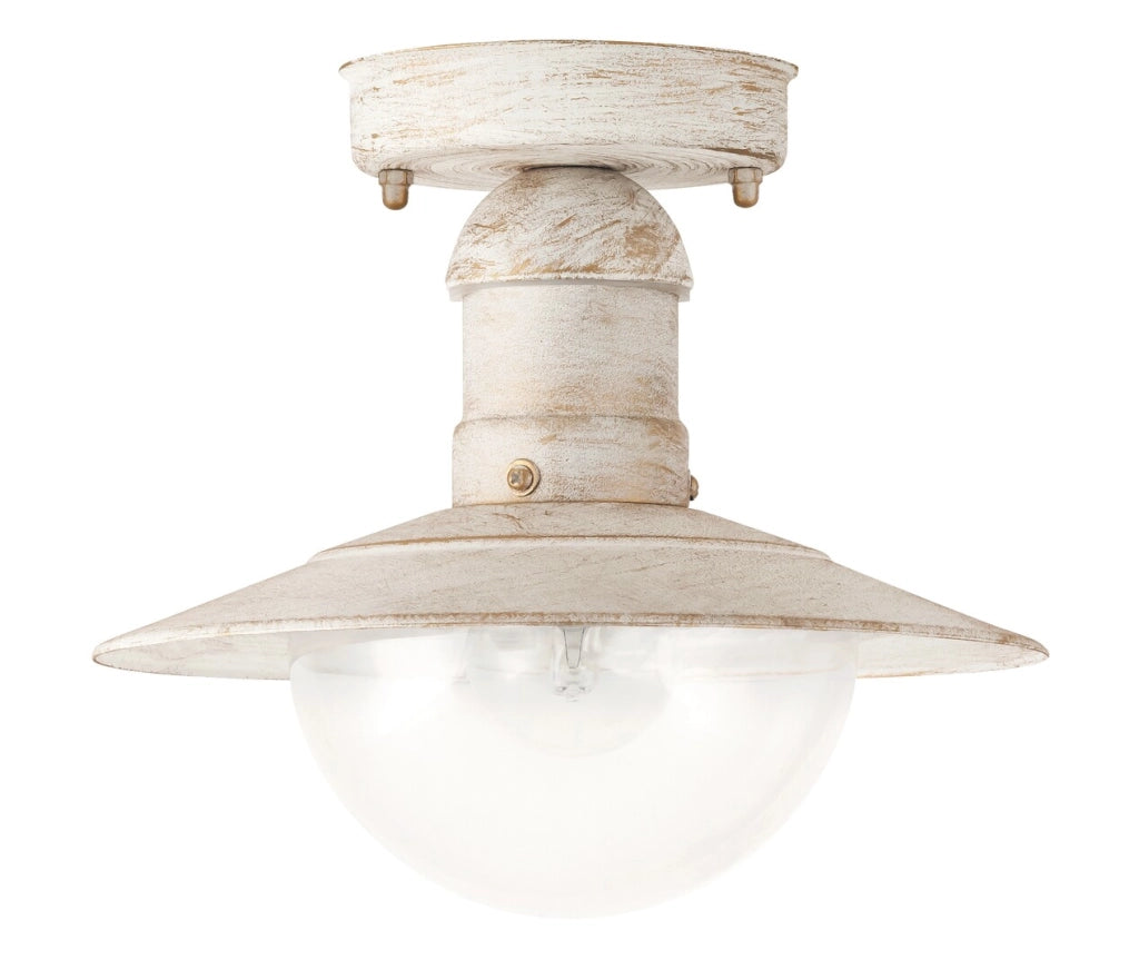 Plafoniera Oslo Rabalux bianco anticato E27 IP44 24cm