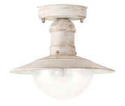 Plafoniera Oslo Rabalux bianco anticato E27 IP44 24cm