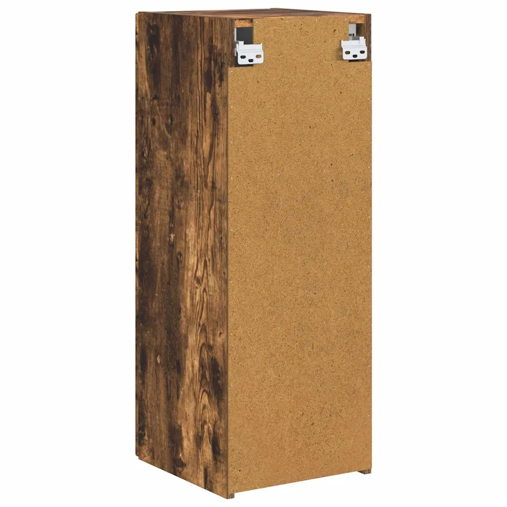 Mobile TV da parete-Mobile TV a Muro-Credenza TV Rovere fum¨¦ 30 x 31 x 80 cm