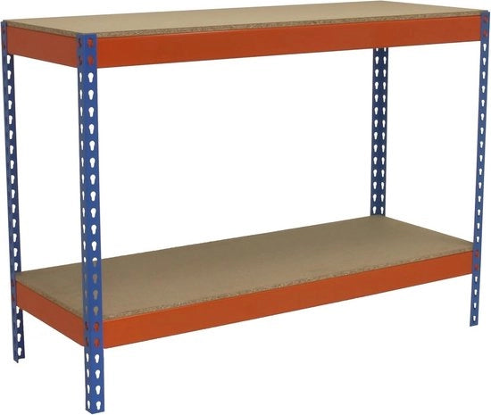 Werkbank Robusta con Pannello di Legno per Laboratorio e Fai da Te - Massimo 400 kg