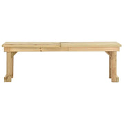 Panchina da Giardino | Panca da Giardino 140 cm in Legno di Pino Impregnato