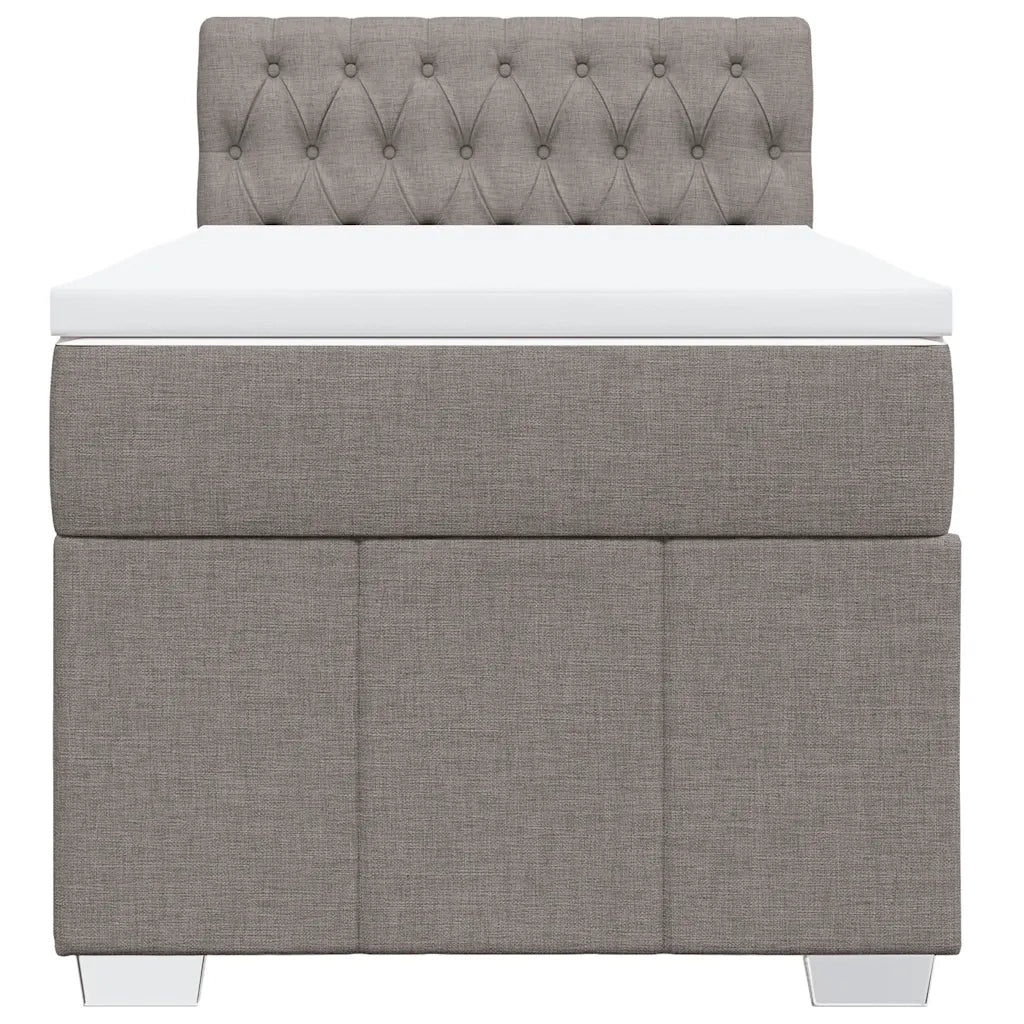 Giroletto a Molle con Materasso Tortora 80x200 cm inTessuto 3286906