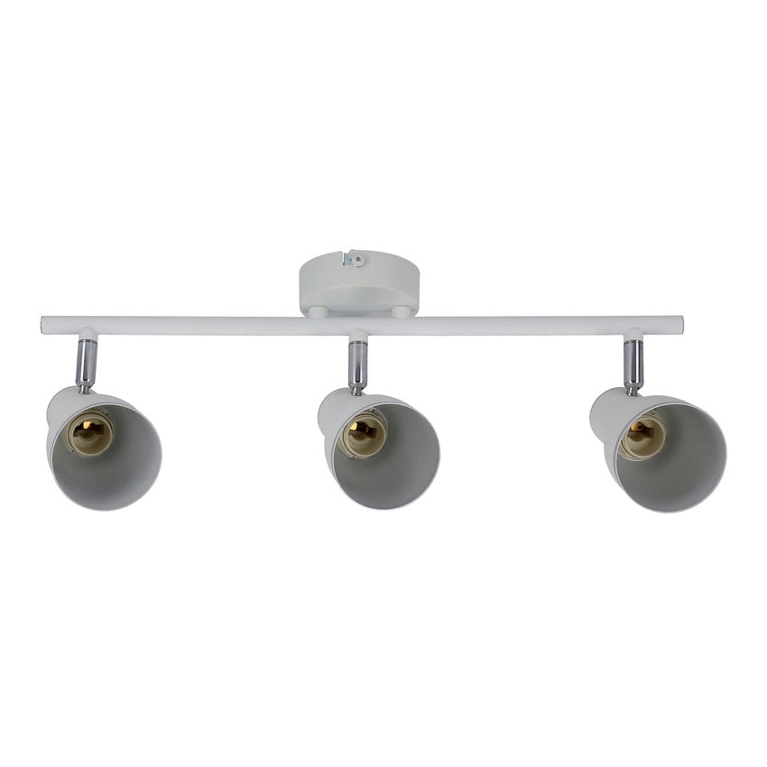 Plafoniera Candellux FIDO 93-63403 3xE14 metallo bianca/argento