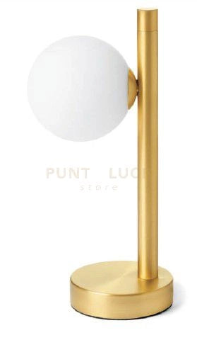 POMI' LAMPADA DA TAVOLO 1 LUCE ORO SPAZZOLATO ATTACCO G9  H.28CM