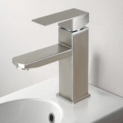 ZMH rubinetto per lavabo bagno alta pressione tirante in acciaio inox