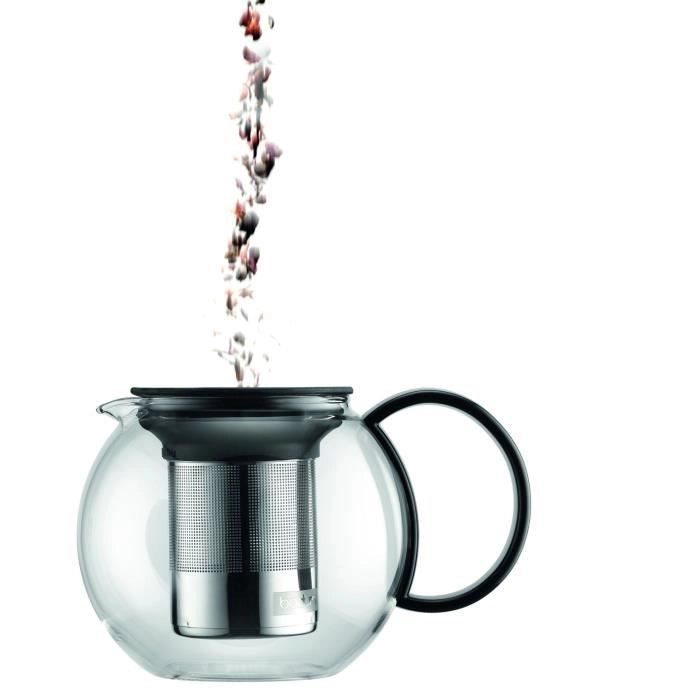 Assam - TheIere A Piston Bodum, copertura in plastica, filtro in acciaio inossidabile, 0,5 L