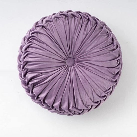 Cuscino di Supporto Rond 34,8 cm - Fluorello - Cuscino Pompon - Cuscino Decorativo - Adatto per Casa/Auto - Informazioni sul Procedimento di Riparazione