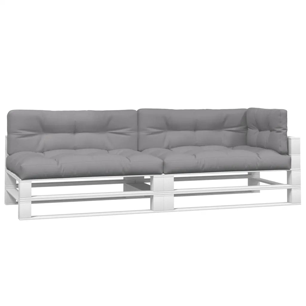 Cuscini per Pallet 5 pz Grigi in Tessuto 314574