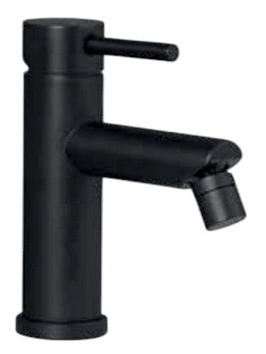 Miscelatore Bidet Acciaio Inox 304 Nero Opaco con Piletta Click Clack Ottone 1”1/4 – Cartuccia Ø35 mm