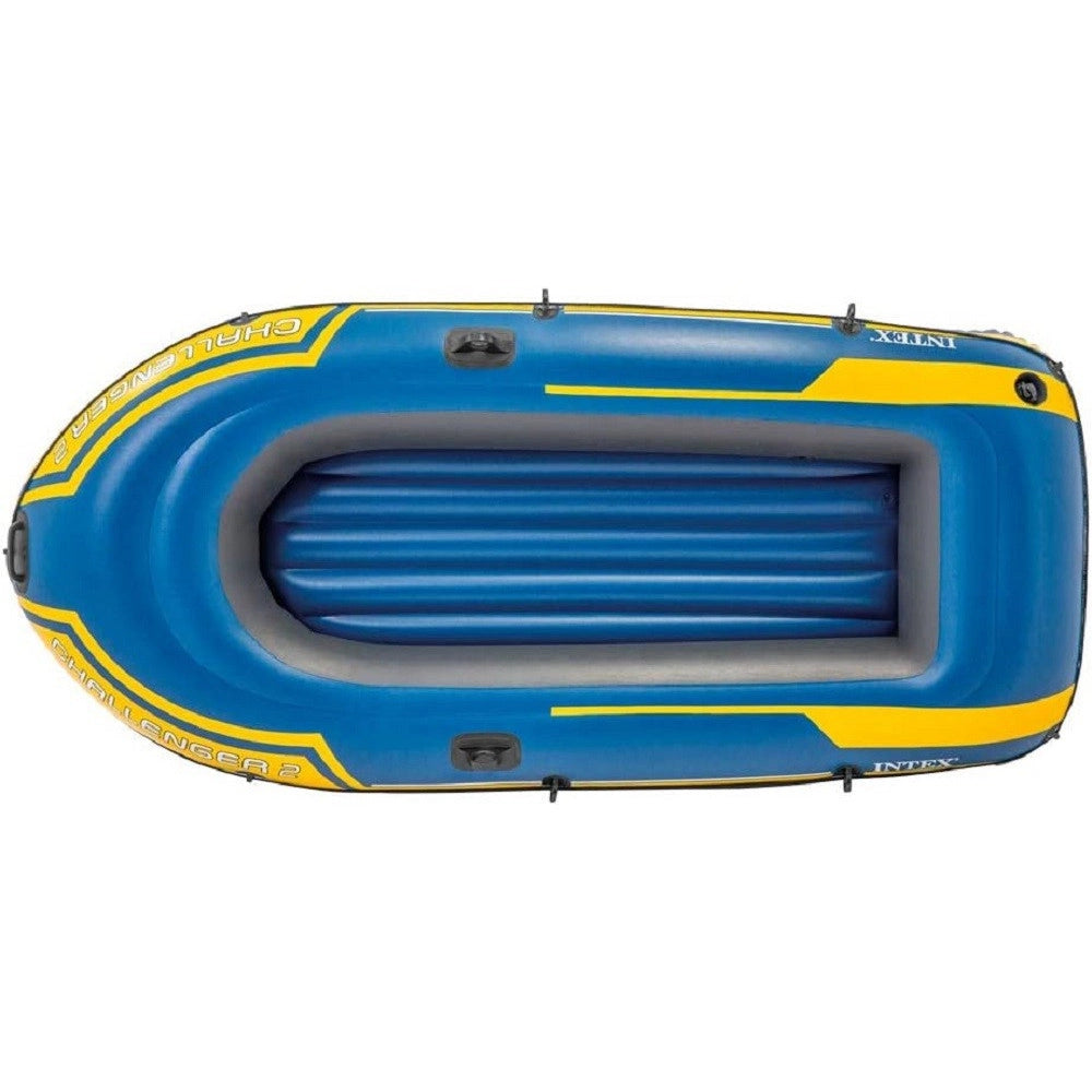 Trade Shop - Canotto Gonfiabile Challenger 2 Set 236x114x41 Cm Mare Gommone Remi Pompa 68367 -