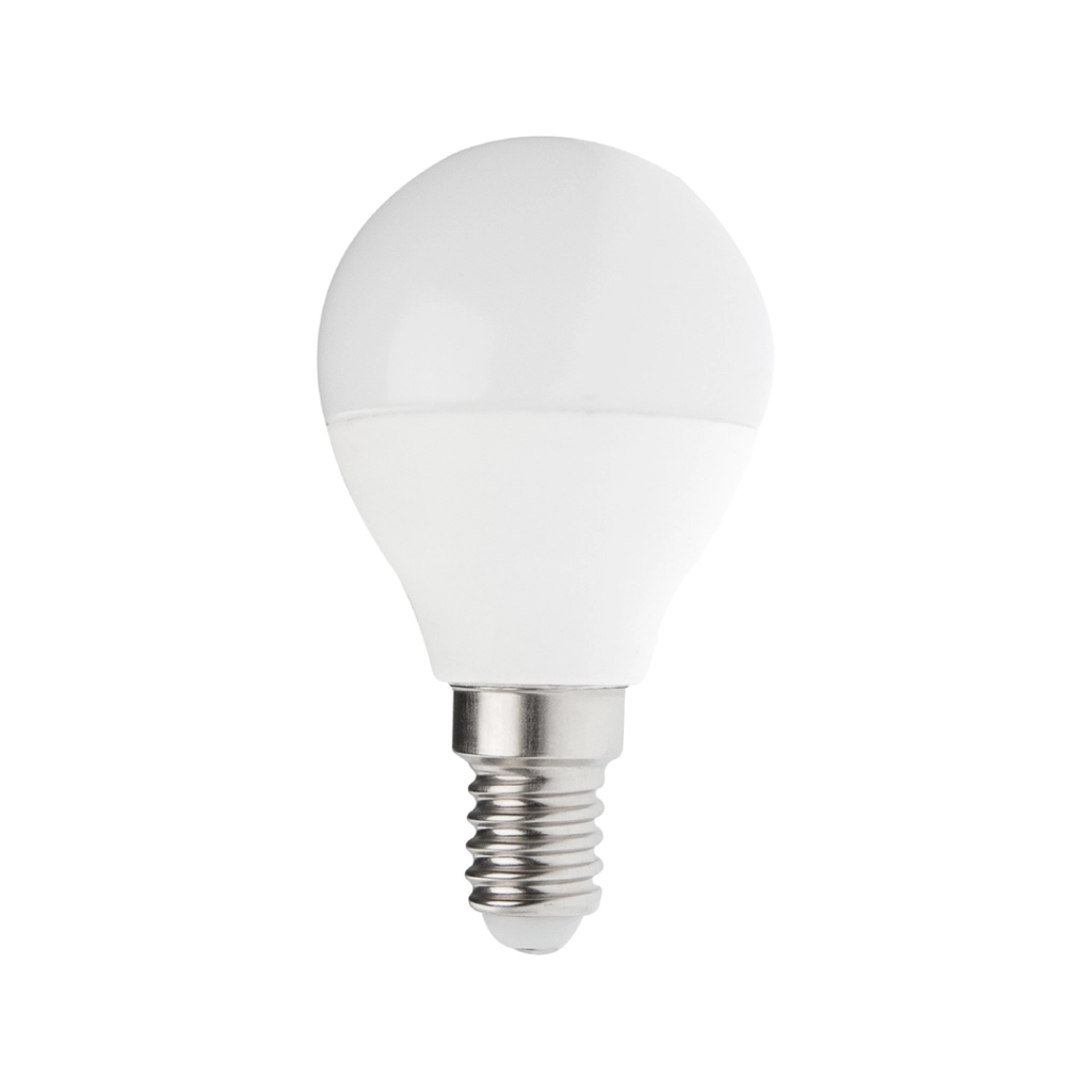 Lampadina LED globo opale 5W E14 3000K 400lm Eko-Light