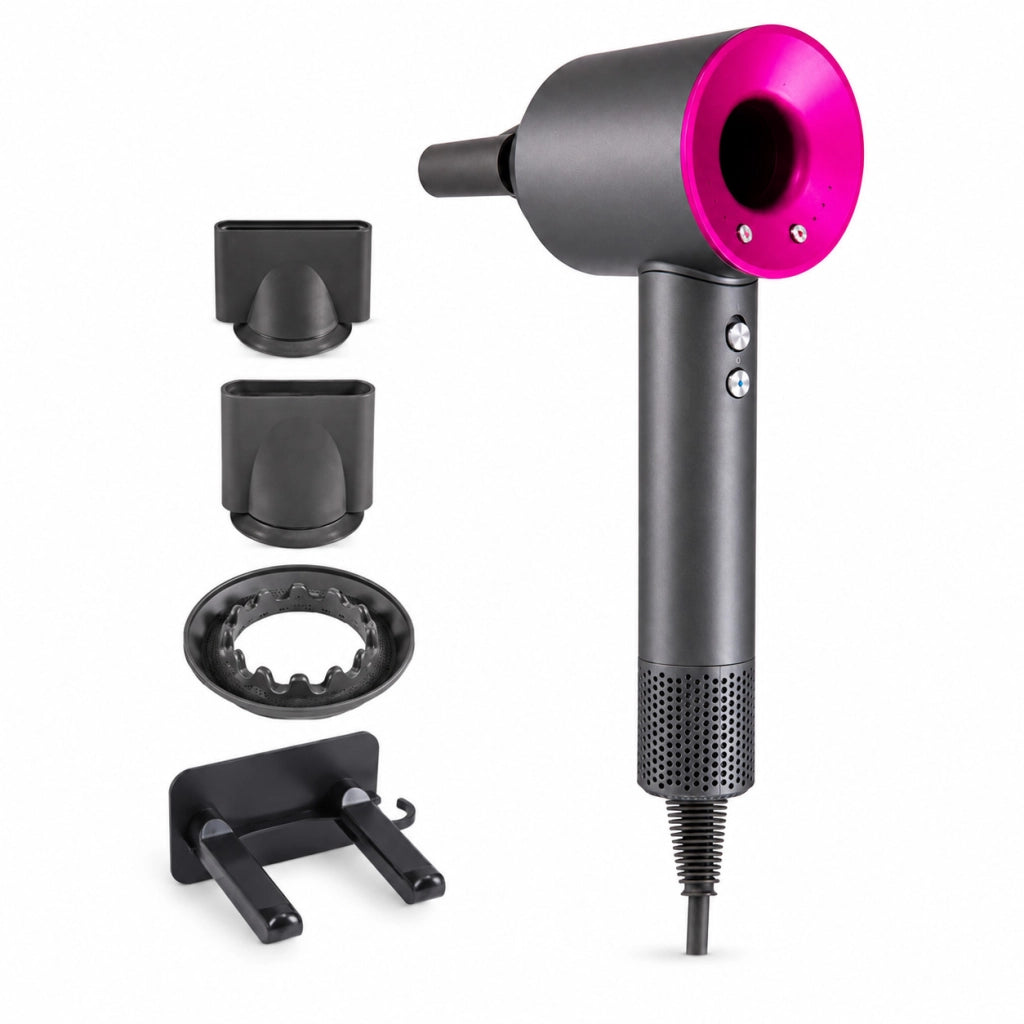 ASCIUGACAPELLI IONICO SENZA PALE PHON PROFESSIONALE 3 VELOCITA CON 2 BECCUCCI