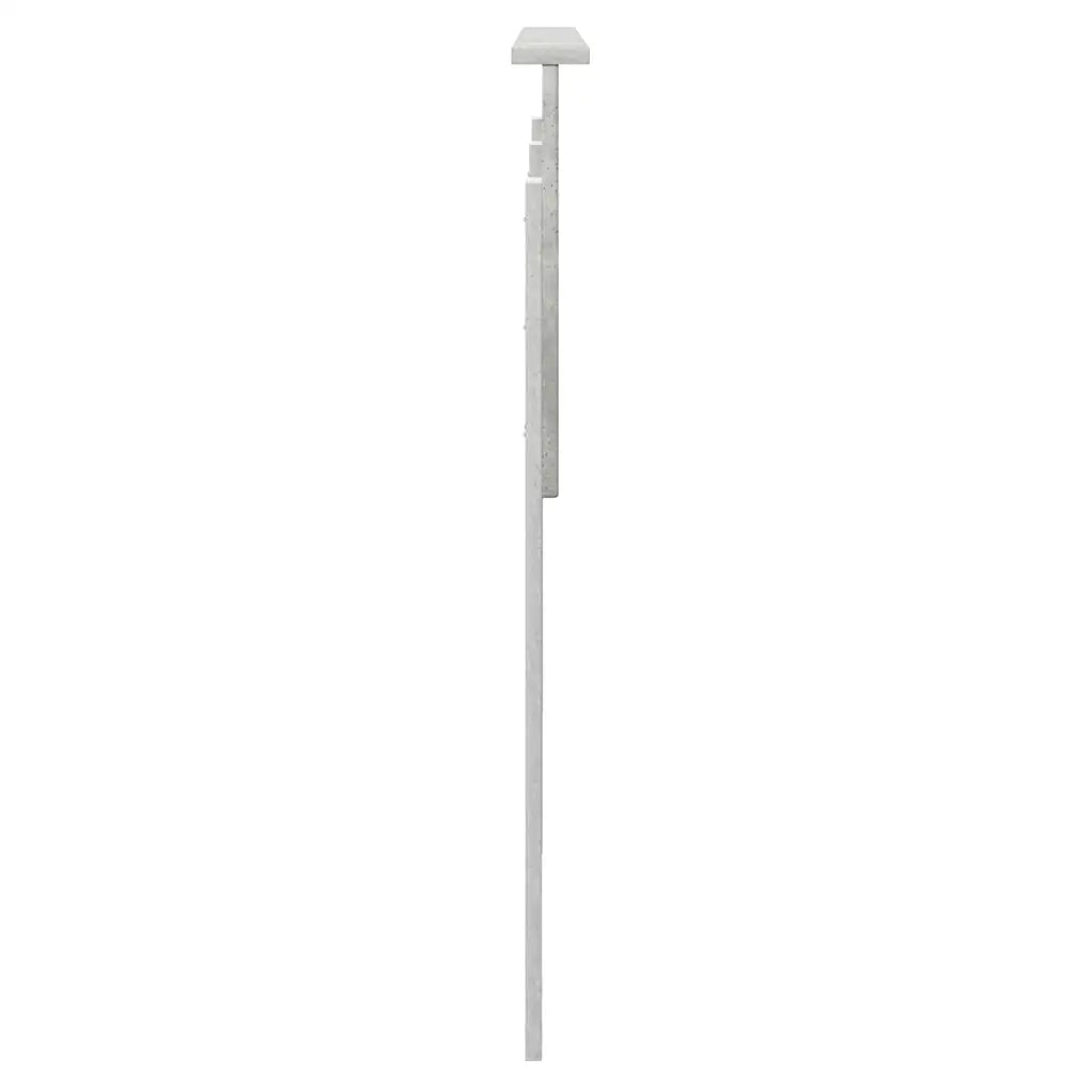 Testiera-Testata-Testiera Decorativa Grigio cemento 180 cm Legno multistrato 385493