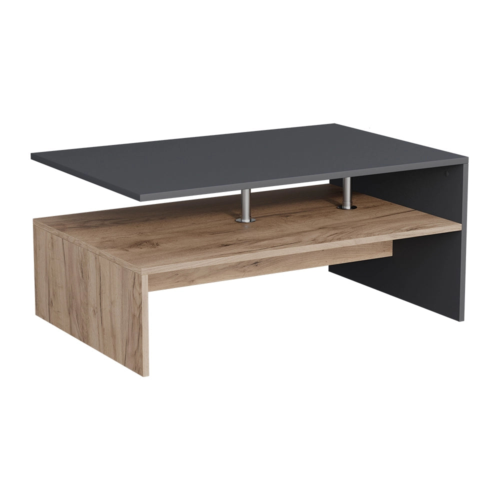 Vicco Tavolino da salotto Antracite/quercia dorata 90 x 52.6 cm