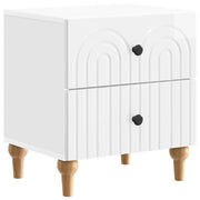 Armadio da Notte con cassetto Bianco Lucido 43 x 34,5 x 48 cm 894073