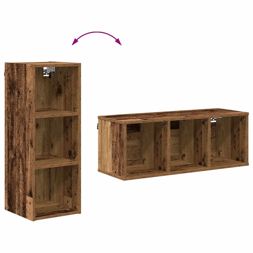 Armadio pensile Riga Legno vecchio 30 x 29,5 x 80 cm