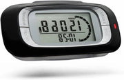Tracciatore di fitness 3D con funzione di memoria 7 giorni, conta i passi con chiusura a carabina, clip per misurare la distanza/calorie/tempo, utilizzabile all'aperto